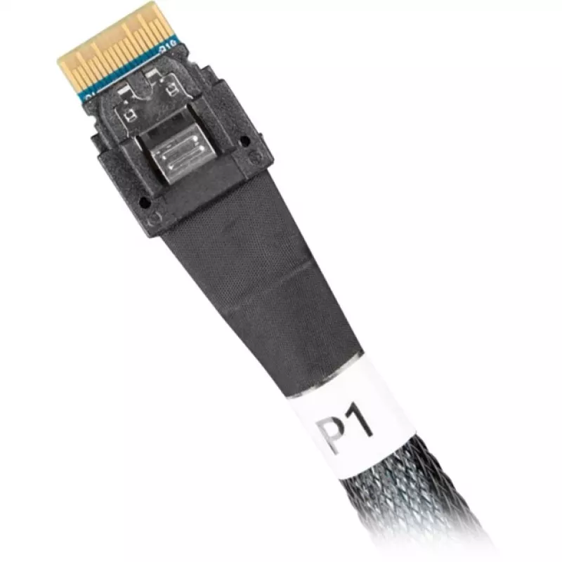 Icy Dock kabelis MCIO 8i SFF-TA-1016 į 2xSlimSAS SFF-8654 4i kabelis 0,5 m - kabelis (MB310L-B)