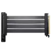 PHANTEKS PCI-E 4.0 x16 Riser Flat Line kabelis, 90 laipsnių, 22cm - juodas