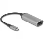 DeLOCK 81570 kabelio jungčių adapteris USB Type-C į RJ-45 0,15 m antracitinis