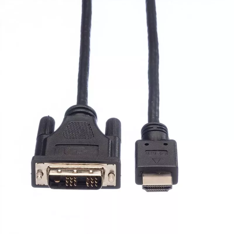 ROLINE Adapter kabelis HDMI to DVI-D (Single Link) - 1,5m - Juoda (11.04.5516)
