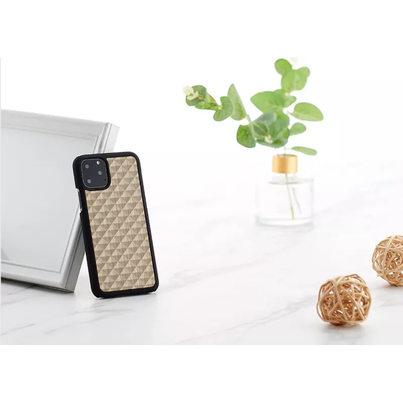 Išmaniojo telefono dėklas man and wood iPhone 11 Pro armor juodas — apsauginis kietas dangtelis, smūgius sugeriantis