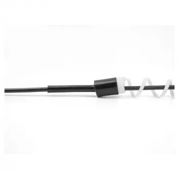 Termiškai susitraukiantis vamzdelis DeLOCK 20858 25 mm x 130 mm juodas silikoninis 2 vnt.
