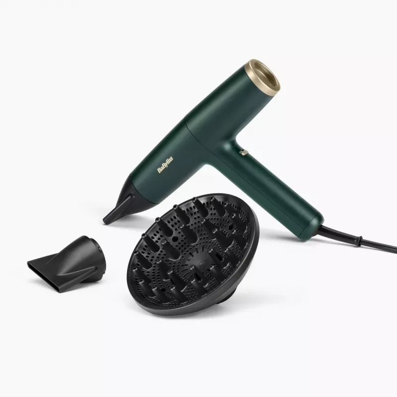 BaByliss Air Power Pro plaukų džiovintuvas 1700 W Auksinis, Žalias