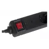 EnerGenie SPG5-C-15 apsauginis filtras nuo viršįtampių, juodas, 5 AC lizdai, 250 V, 4,5 m