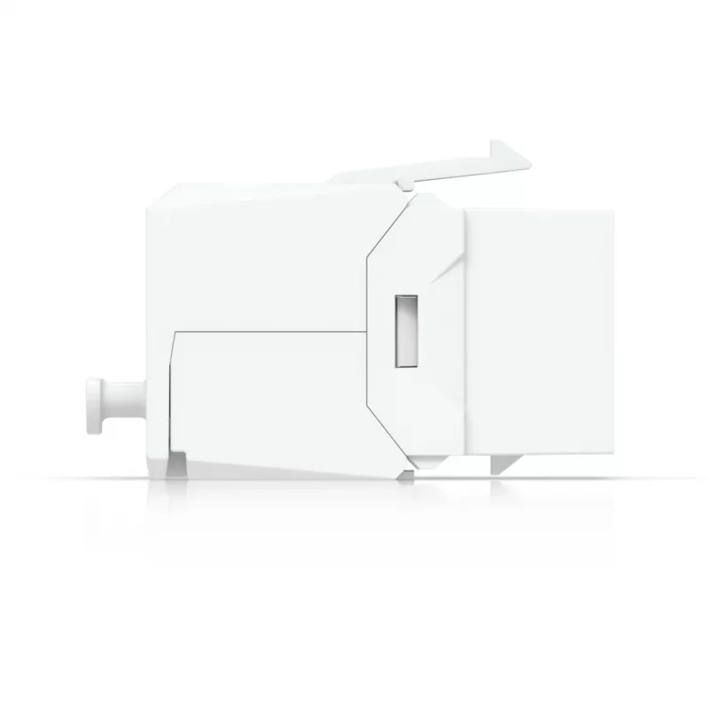 UBIQUITI CAT6 KEYSTONE JACK, 12 VIENETO PAKETAS. ĮRANKIŲ NEREIKALAUJANTIS KEYSTONE, SKIRTAS CAT6 ETHERNET JACK TERMINAVIMUI BE PUNCH-DOWN ARBA UŽSPAUDIMO ĮRANKIO