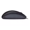 „Logitech M90“ laidinė optinė pelė biurui — 1000 DPI, abiem rankoms tinkama, USB Type-A, juoda