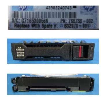 HPE SPS-DRV HDD 600GB 12G 10K Sff SAS (832970-001)
