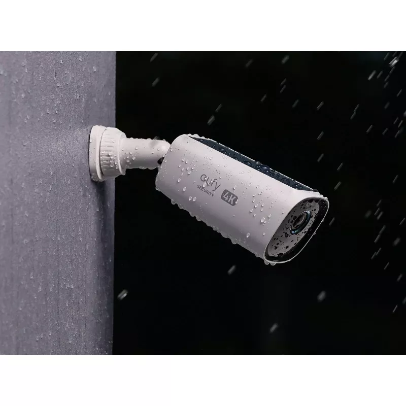 IP apsaugos kamera Eufy eufyCam S330 (eufyCam 3) 3840×2160, lauko, belaidė, montuojama ant sienos, 135° matymo laukas, dvipusis garsas