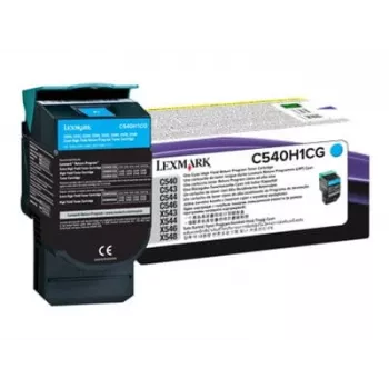 tonerio kasetė Lexmark C540H1CG 2500 puslapių Žydra