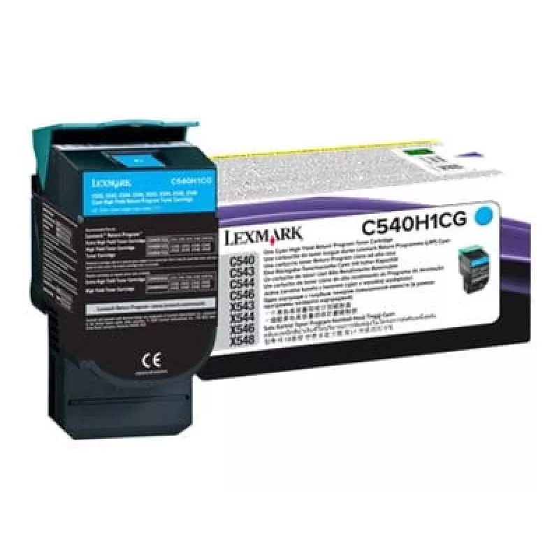 tonerio kasetė Lexmark C540H1CG 2500 puslapių Žydra