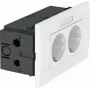 Dvigubas lizdas 84x140x59 balta spalva SDE-R (6119427)
