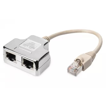 Pataisomasis kabelio adapteris Digitus CAT 5e ekranuotas 1:1