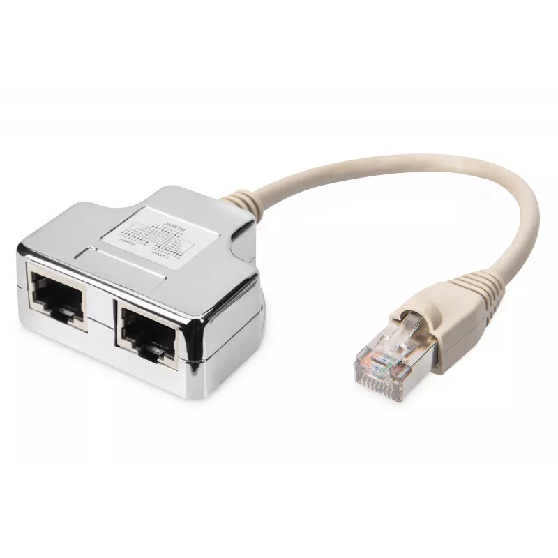 Pataisomasis kabelio adapteris Digitus CAT 5e ekranuotas 1:1