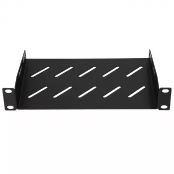 Extralink Shelf 1U For Wall Cabinets 10 Juoda