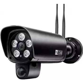IP kamera Instar IN-9808 4K juoda su naktiniu matymu ir judesio aptikimu