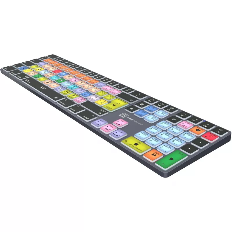 Logickeyboard LKB-LOGXP2-TM-UK klaviatūra, skirta biurui, QWERTY, anglų k., viso dydžio