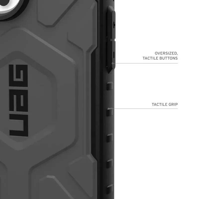Urban Armor Gear Pathfinder mobiliojo telefono dėklas 16 cm (6.3) Dangtelis Sidabrinis
