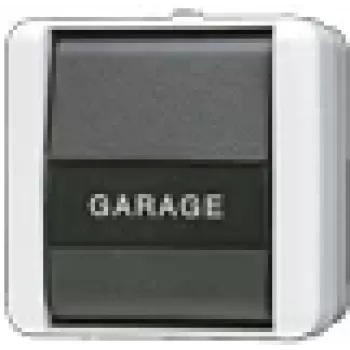 JUNG svirties jungiklis 806NAW WG800 IP44 m. Label.Uni.Aus-Wechs 806NAW (806NAW)