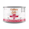 Šlapias kačių maistas Calibra Life Adult Beef 200 g pakuotė — pilnavertis drėgnas pašaras suaugusioms katėms, 78% drėgmės, 9,5% baltymų