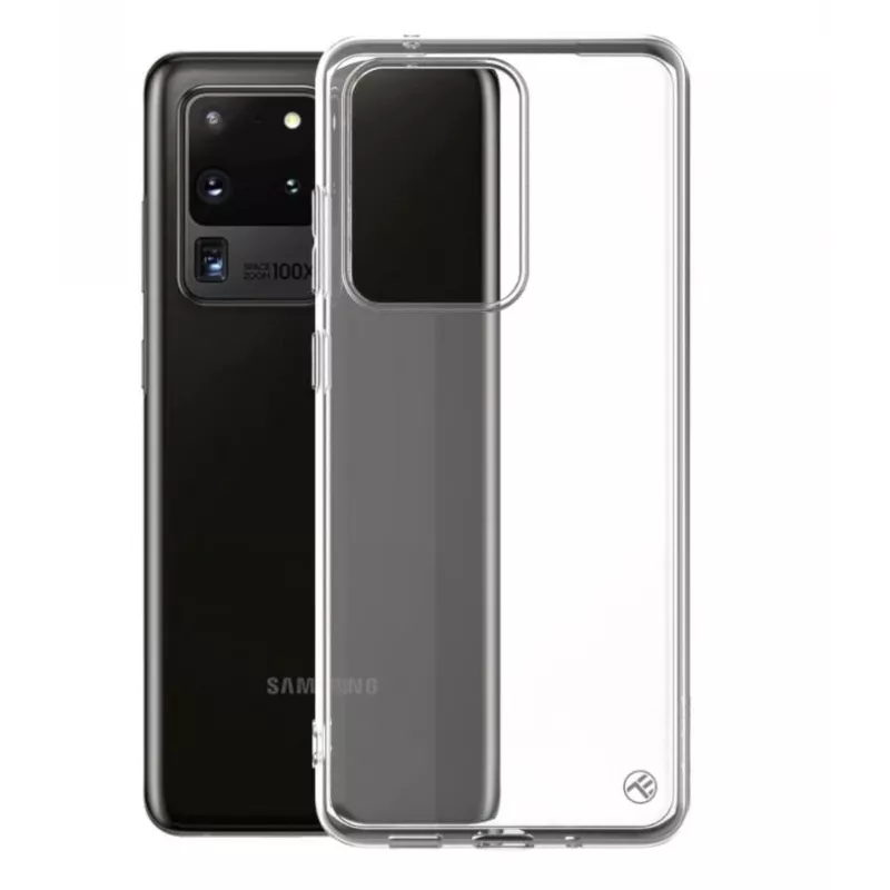 Išmaniojo telefono silikoninis dėklas Tellur, skirtas Samsung S20 Ultra, permatomas