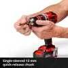 Einhell 4513896 Belaidis gręžtuvas, juodas