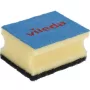 Sponge VILEDA Rectangular Fiber, hand-wash, Geltona/Juoda/blue, pack of 3