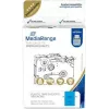 MediaRange plastikinė juostos kasetė MRBTZ531 12 mm 8 m juoda ant mėlynos