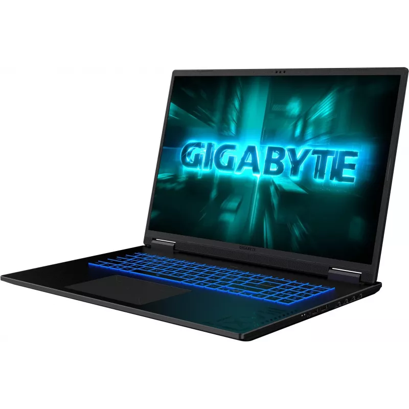 Žaidimų nešiojamasis kompiuteris GIGABYTE A18 3WH — Ryzen 7, 16 GB RAM, 1 TB SSD, RTX 5070, 165 Hz