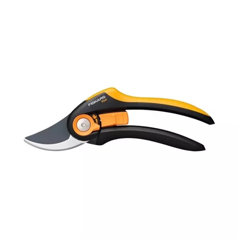 Fiskars Plus SmartFit P541 sodo aplinkkelio žirklės juodos, oranžinės