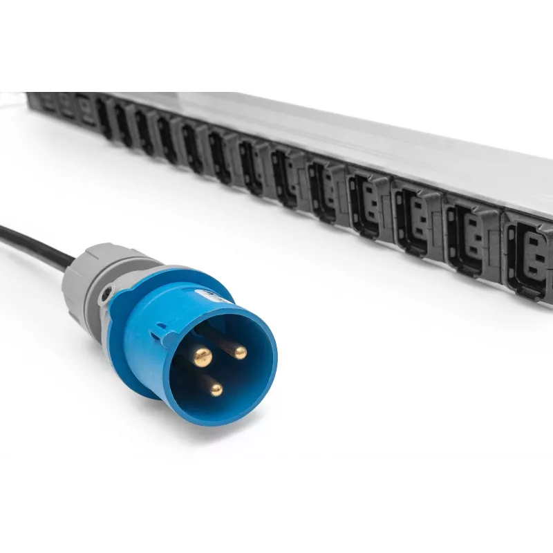 Digitus Basic IT PDU 1 fazės 16 A, 24 x C13, 3 x C19, 3 m kabelis