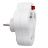 Elektrinis dvigubas lizdo skirstytuvas MACLEAN MCE336E su 2 USB prievadais, E tipas