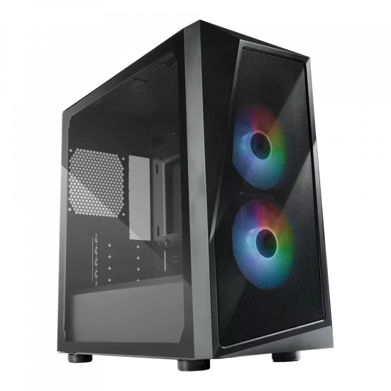 Cooler Master CP320-KGNN-S00 CMP 320, mATX, Midi-Tower, 120mm, langas, ARGB, juoda