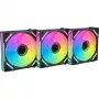ALPENFÖHN Wing Boost 4 120mm ARGB PWM Korpuso ventiliatoriai - 3 vnt. juodi