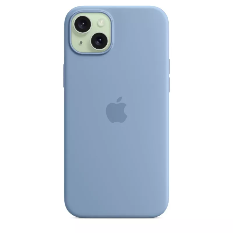 Apple iPhone 15 Plus silikoninis dėklas su MagSafe – Winter Mėlyna