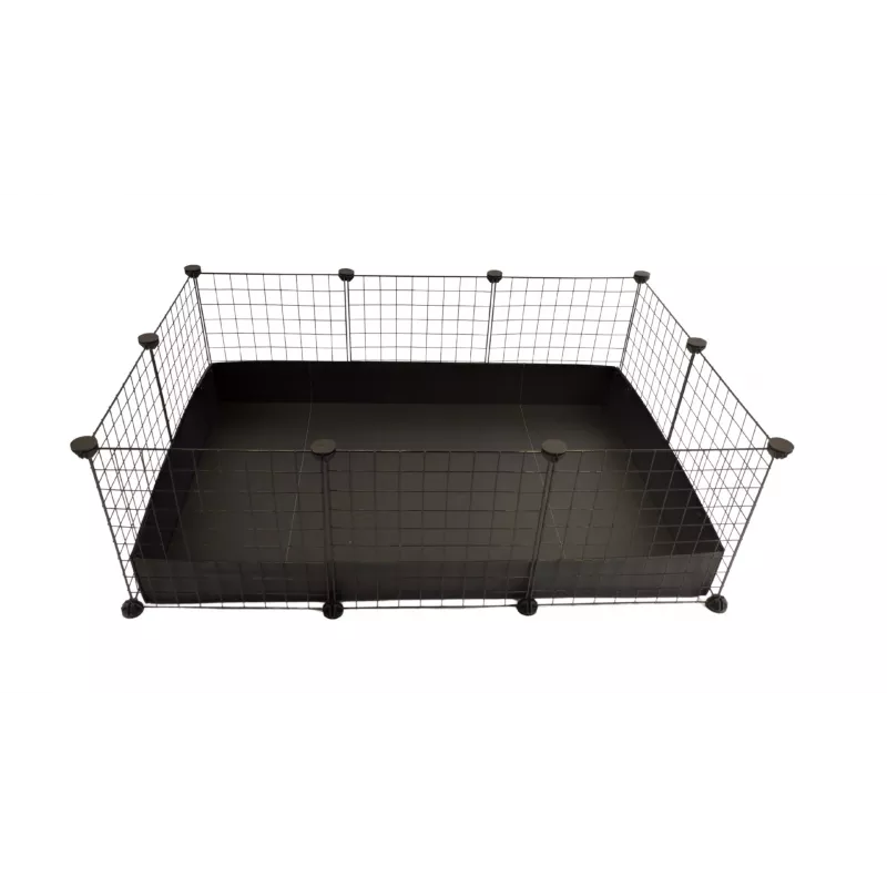 C&C Modulinis narvas 3x2 110x75 cm jūrų kiaulytėms, ežiams, juodas