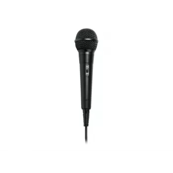 Laidinis scenos mikrofonas Muse MC-20 B — jautrumas -73 dB, 30–15000 Hz, 3 m laidas, 6,35 mm lizdas, juodas