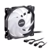 XPG VENTO 120 ARGB PWM (3 vnt.) juodas, ventiliatorius, 12 cm, 300 aps./min., 1850 aps./min., juodas