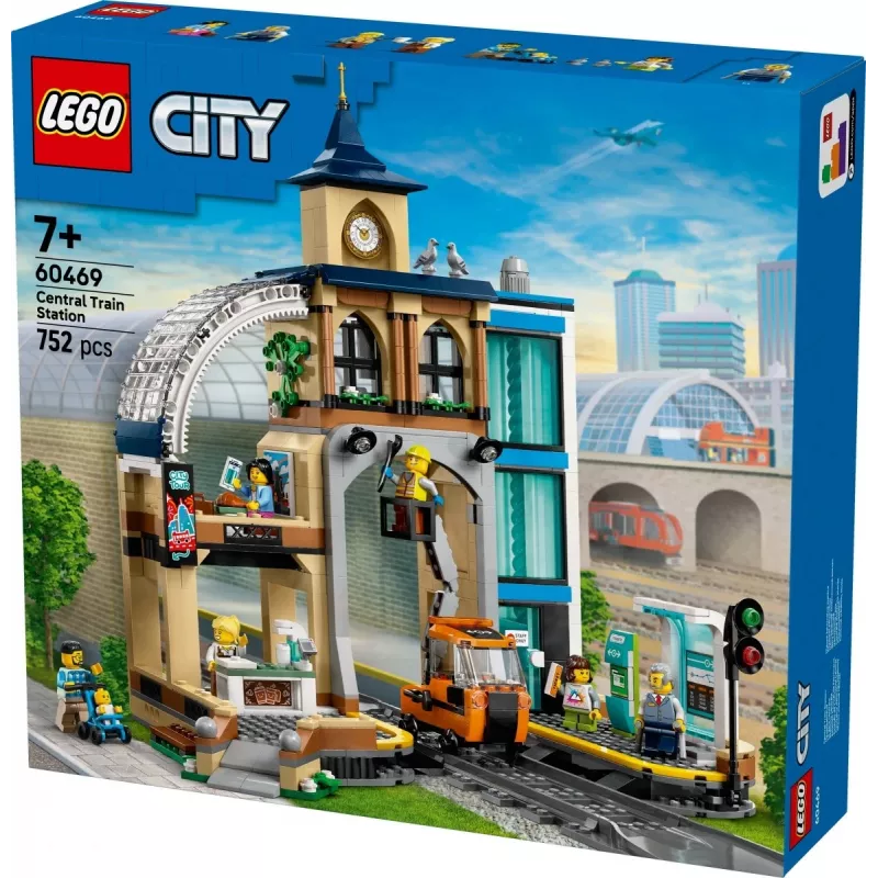LEGO CITY 60469 Centrinė traukinių stotis