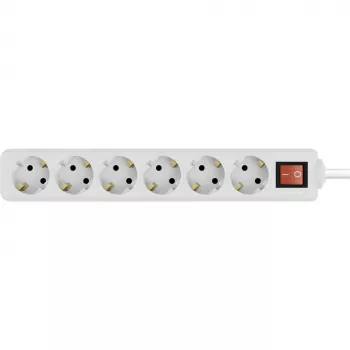 Maitinimo ilgintuvas Wentronic 38845 5m 6 AC lizdai Vidinis Baltas