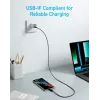 USB kabelis Anker 322 0,9 m USB C juodas