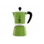 Bialetti Rainbow Moka puodas Juoda, Žalia