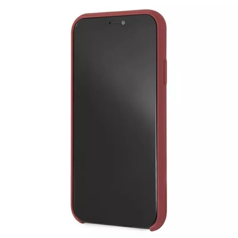 Mercedes-Benz Hard Cover Silicone for Apple iPhone XR Raudona MEHCI61SILRE