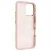 Galinis dangtelis FIXED, skirtas Apple iPhone 16, Liquid silicon Pink su MagFlow, plonas apsauginis dėklas