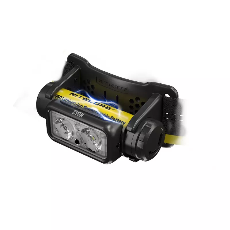 Nitecore NU43 1400 liumenų kompaktiškas lengvas priekinis žibintuvėlis