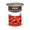Šlapias šunų maistas Animonda GranCarno Originali Beef Adult — 400 g skardinė, be glitimo, be cukraus, jautiena