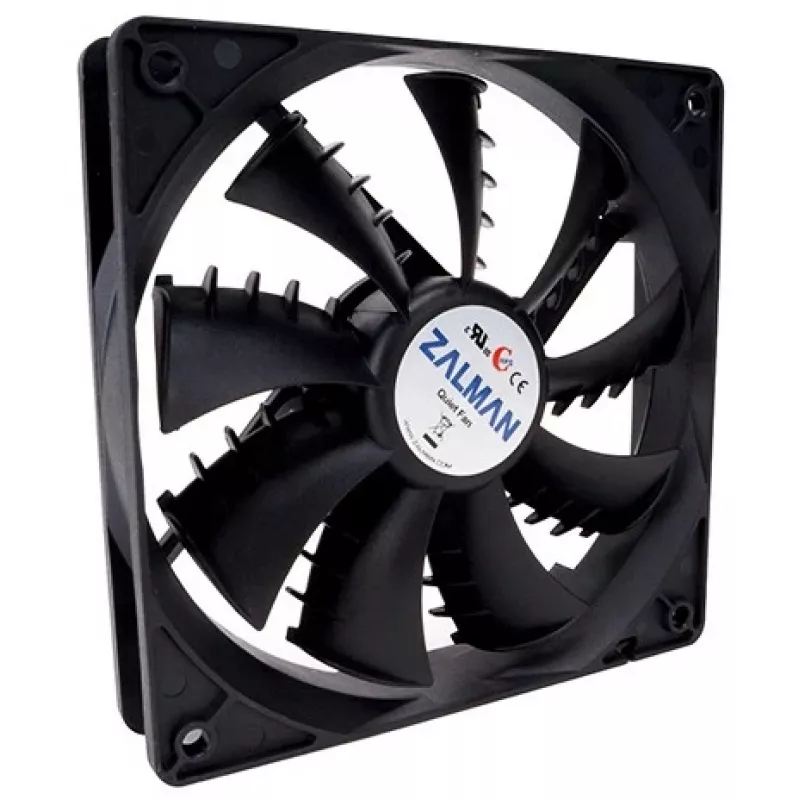 Zalman ZM-F3(SF) kompiuterio aušinimo sistema Kompiuterio korpuso ventiliatorius 12 cm Juodas