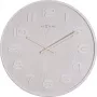 NeXtime 3096WI - Sieninis - kvarcinis laikrodis - Apskritas - Baltas - Medis - Medis