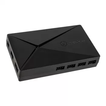 SilverStone SST-LSB02-E - ARGB LED šakotuvas, valdiklis - juodas
