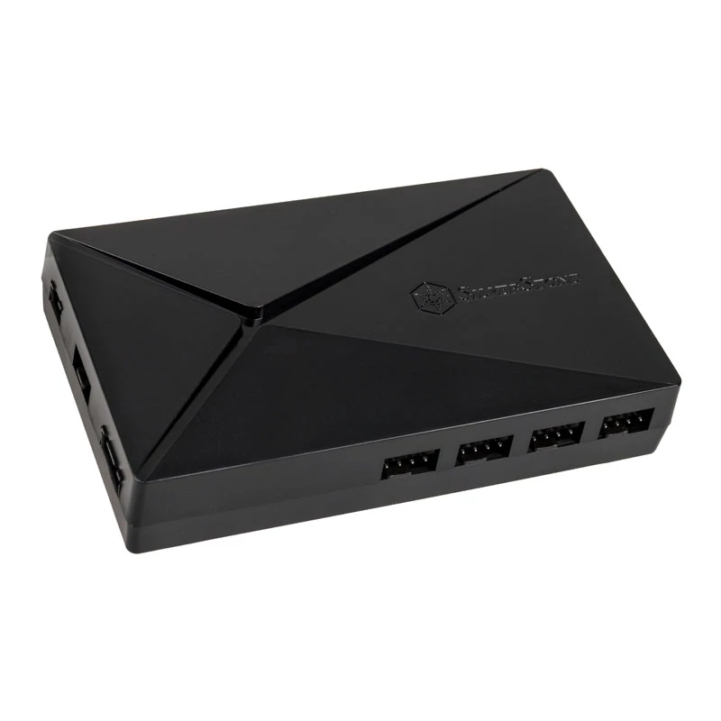 SilverStone SST-LSB02-E - ARGB LED šakotuvas, valdiklis - juodas
