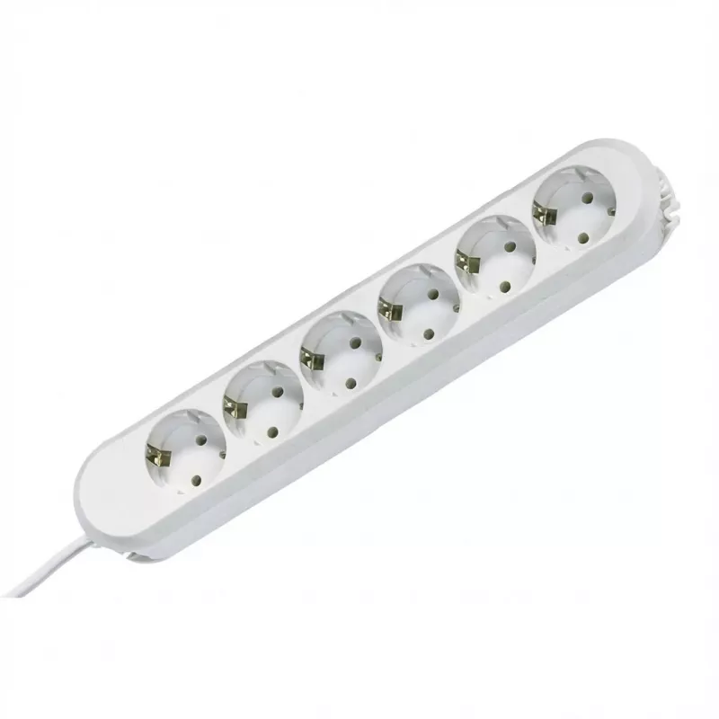 Power Extension Bachmann SMART 6x Schuko H05VV-F 3G 1.50mm² 16A/3680W 5m